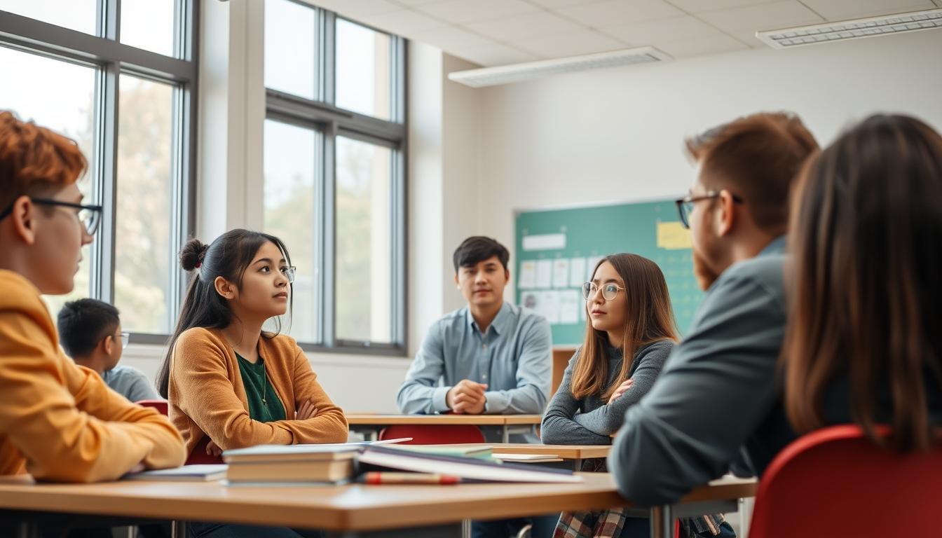 Modern university campus for students
