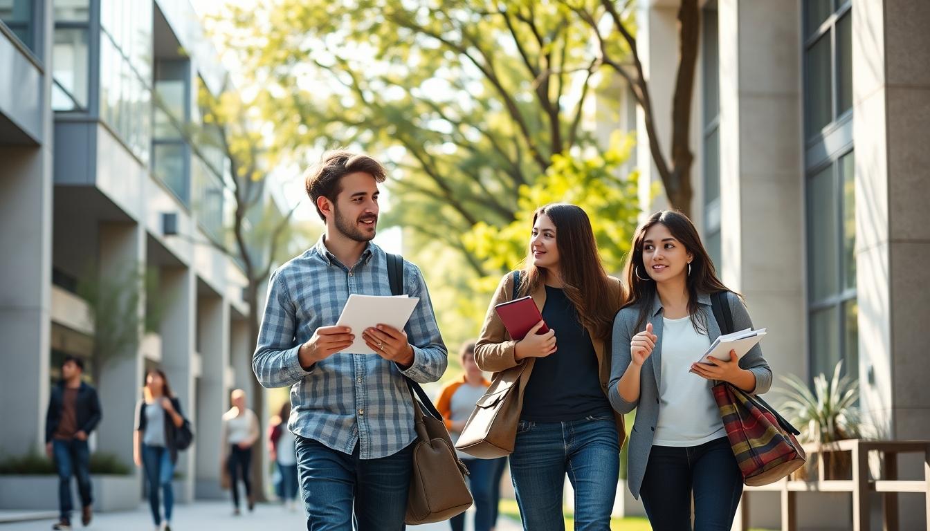 Student using a study guide to organize academic notes
