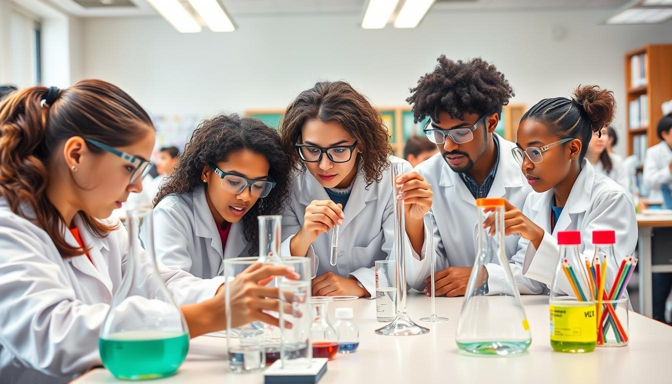 Structured study materials and learning resources on a desk