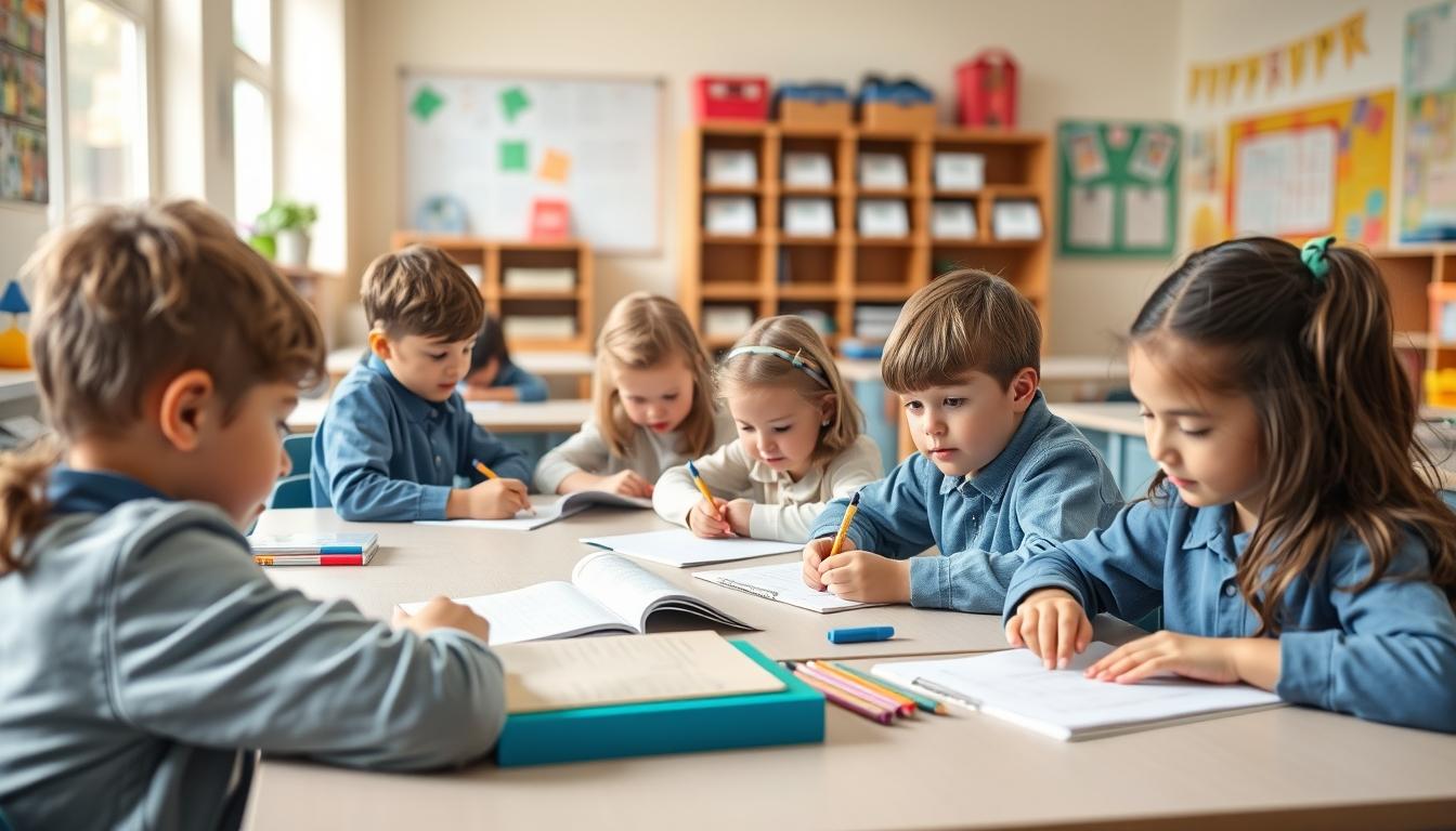 Students collaborating in study space